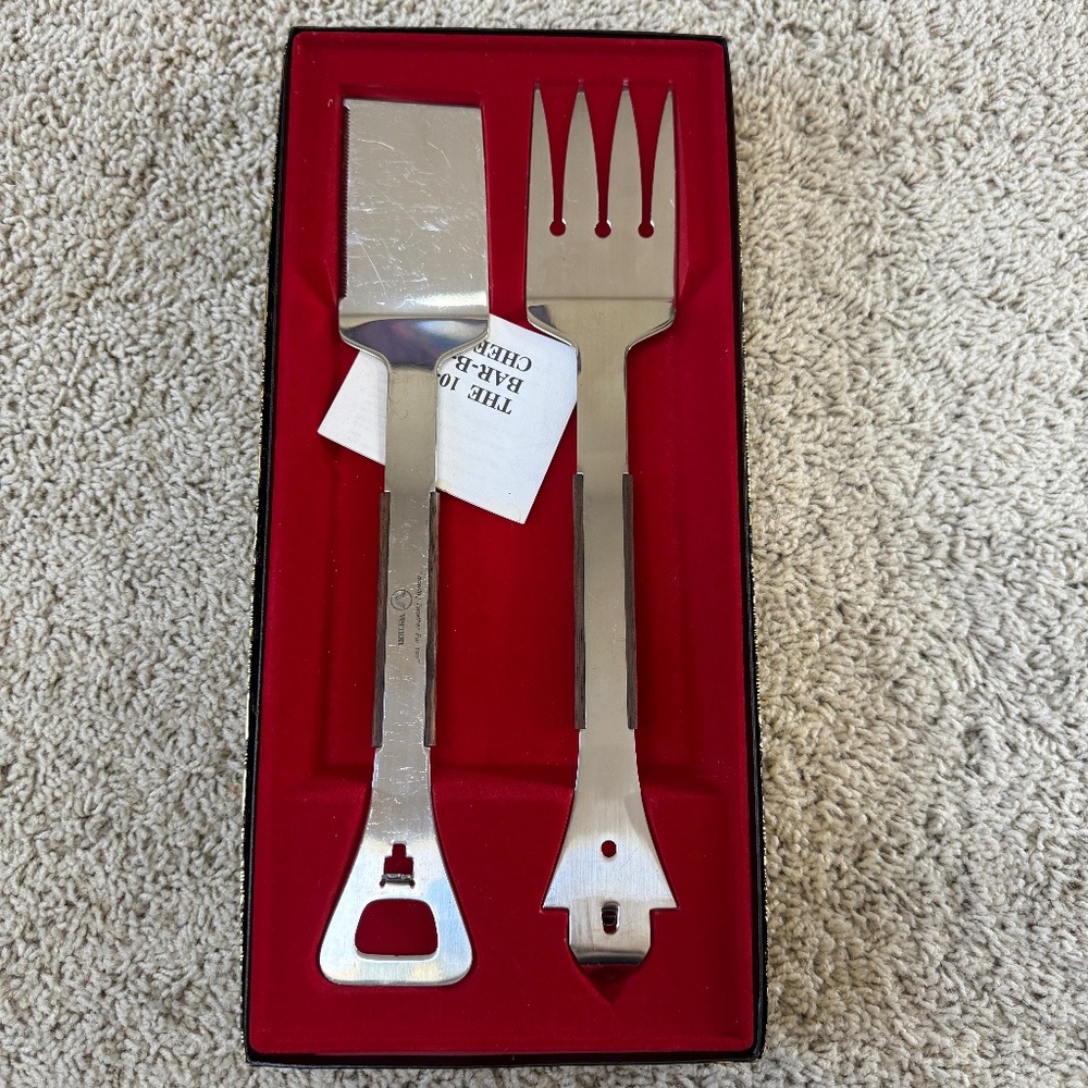 Vintage VERNON Chef Tong Set of 2 Pieces - Fork and Spatula 10 in 1